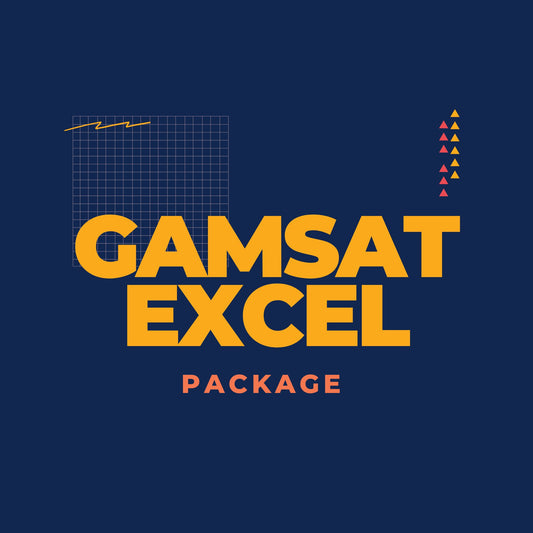 GAMSAT Excel Package